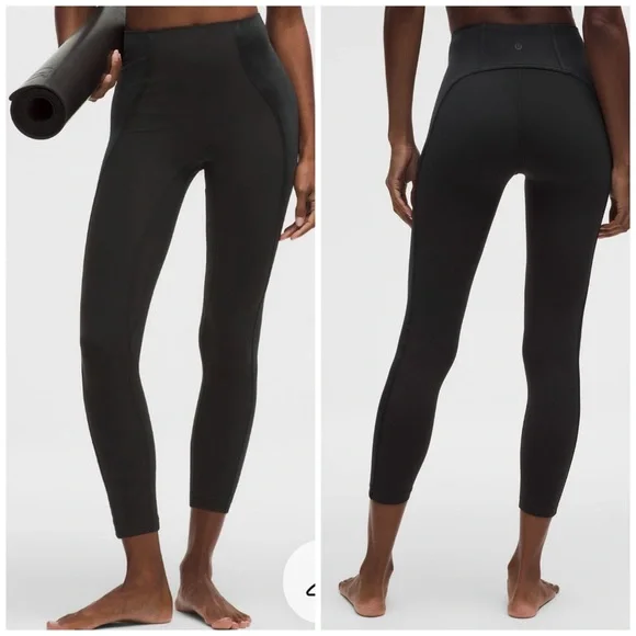 Lululemon Align No-Line Pant 25" Satin size 12 Black NWT - Picture 5 of 5